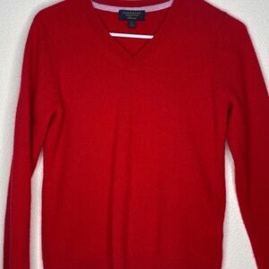 100%CASHMERE TALLA (L) rojo